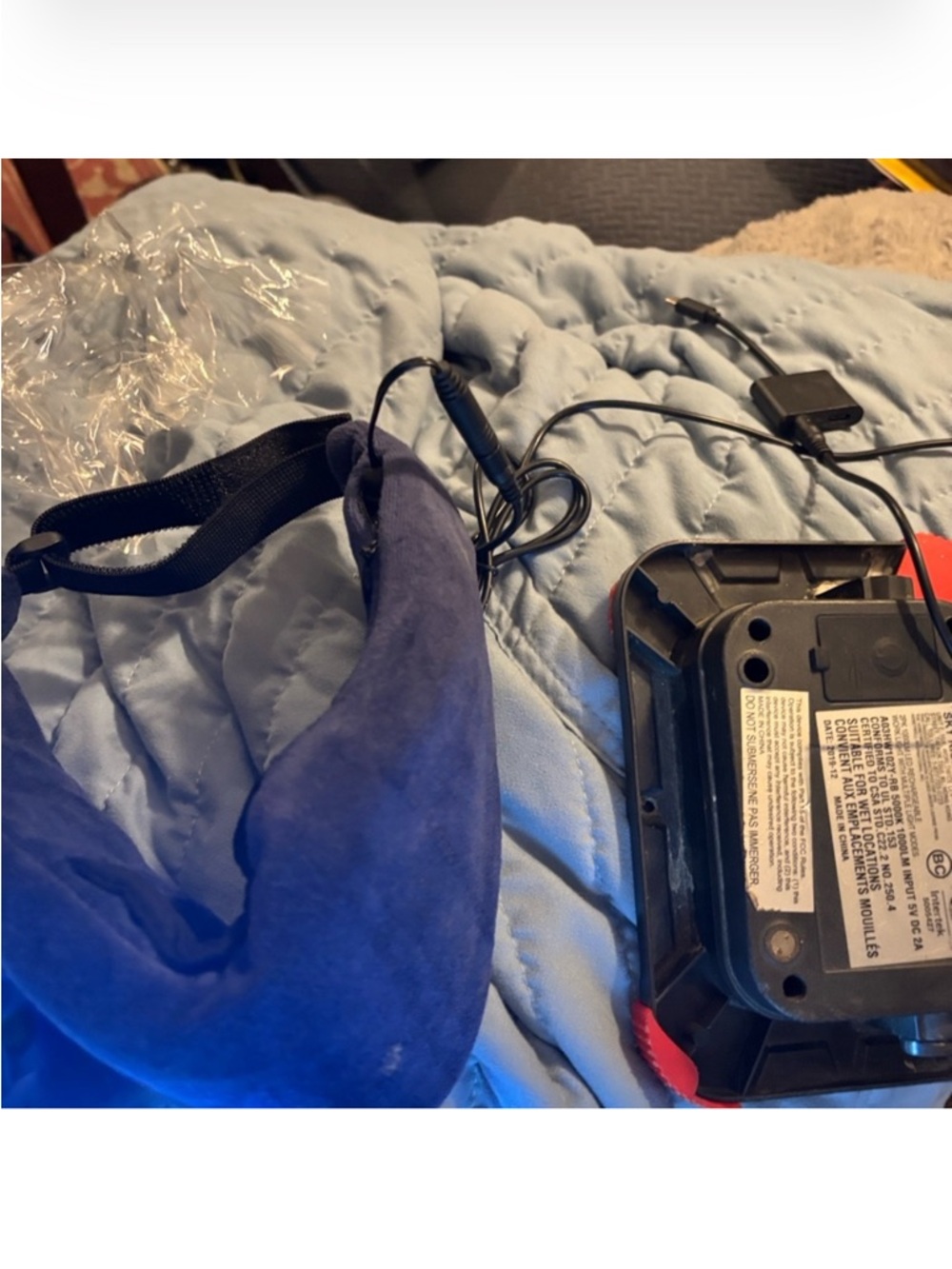 Lot 15 Soft Eye mask blue tooth music